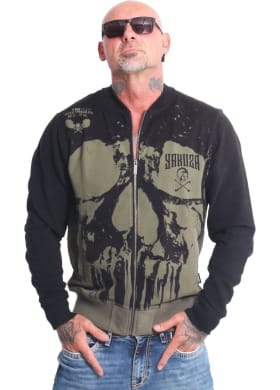 Mikina Yakuza Noggin Zip Mock Neck