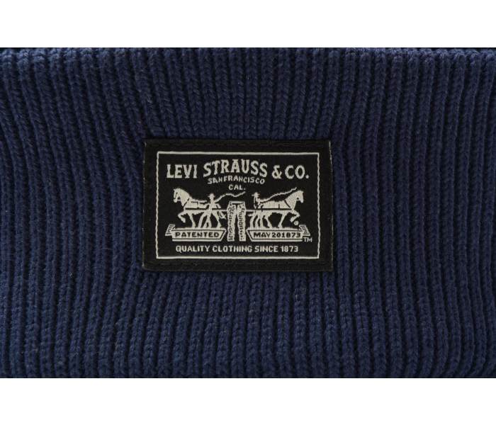 Čepice Levi´s® Backpatch Beanie tmavě modrá