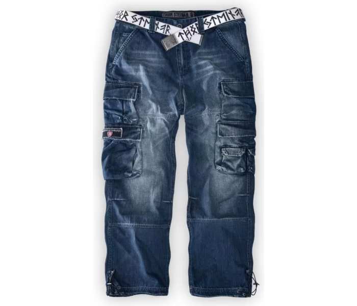 Thor Steinar jeans Ken pánske tmavo modré