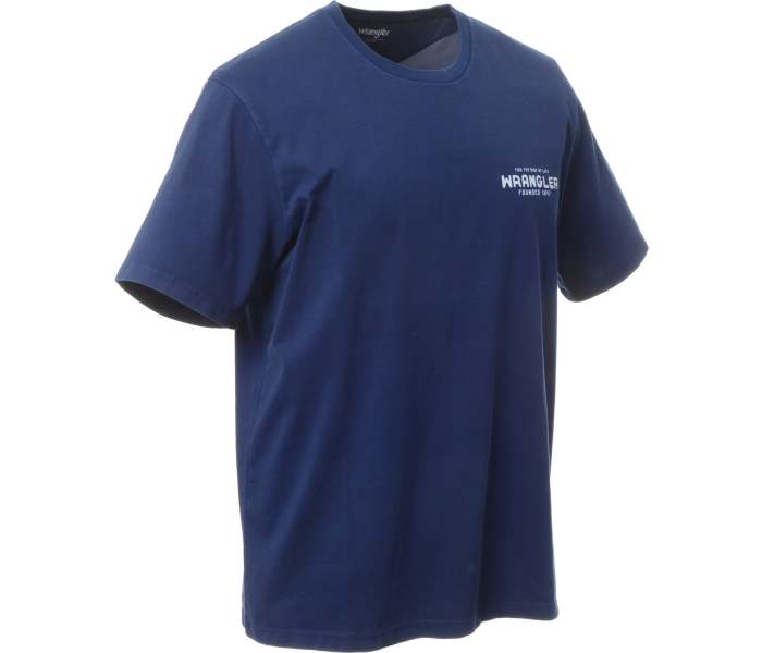 Triko Wrangler Graphic Tee pánské tmavě modré