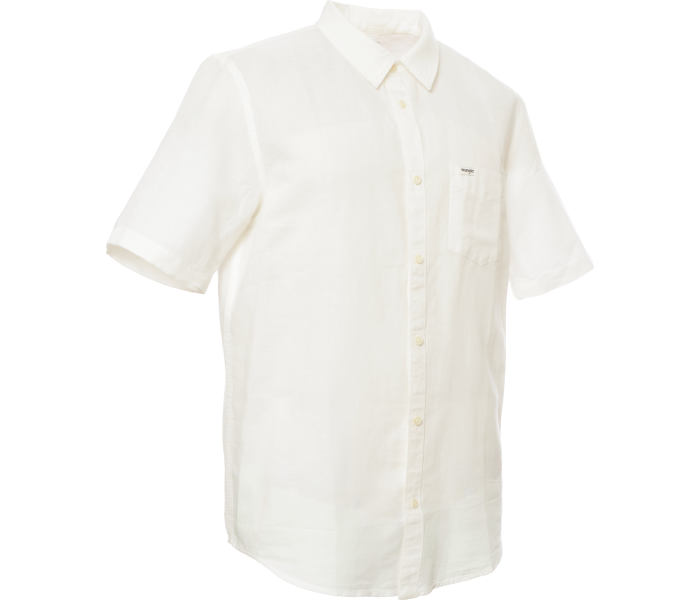 Košile Wrangler 1PKT Worn White pánská bílá
