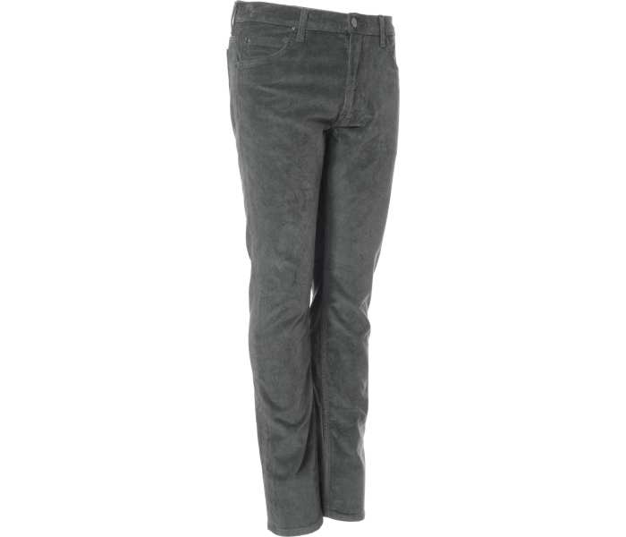Manšestrové kalhoty Lee Rider Dark Muted Gray pánské tmavě šedé