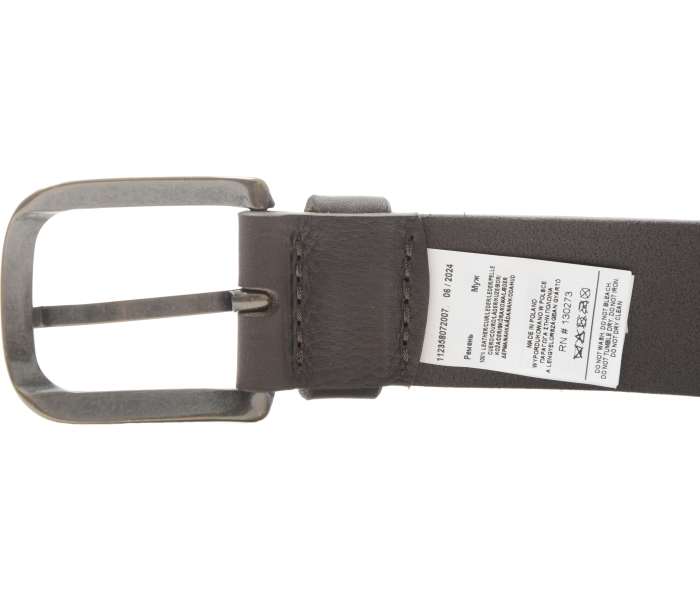 Kožený opasek Wrangler Full Grain hnědý