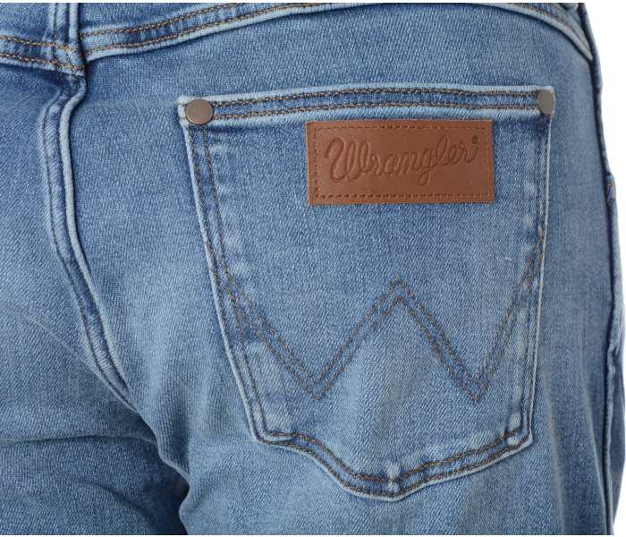 Wrangler jeans Greensboro Mid Authentic pánské modré