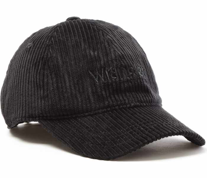 Kšiltovka Wrangler Corduroy černá
