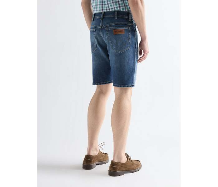 Kraťasy Wrangler Texas Stormforge Blue pánské tmavě modré