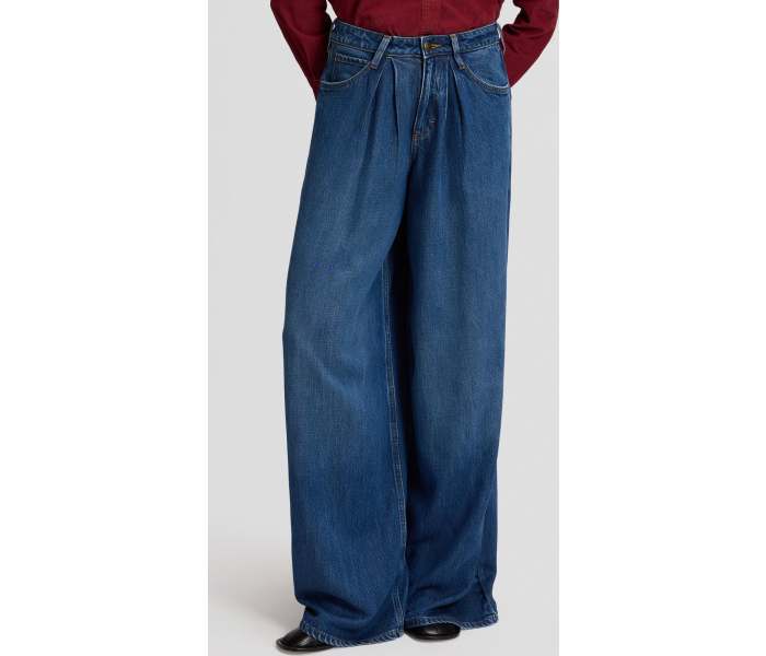 Lee jeans Pleated Fresh Blanket dámske modré