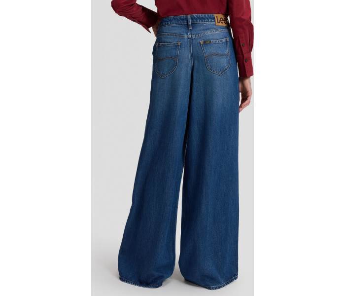 Lee jeans Pleated Fresh Blanket dámske modré