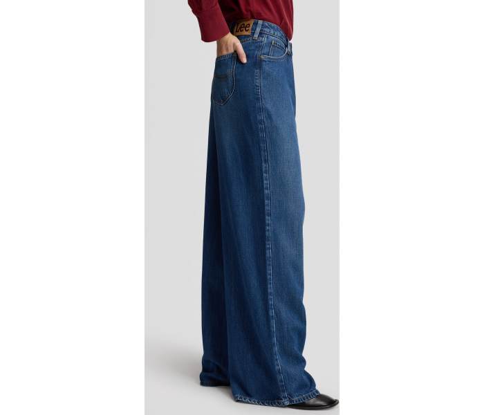 Lee jeans Pleated Fresh Blanket dámske modré
