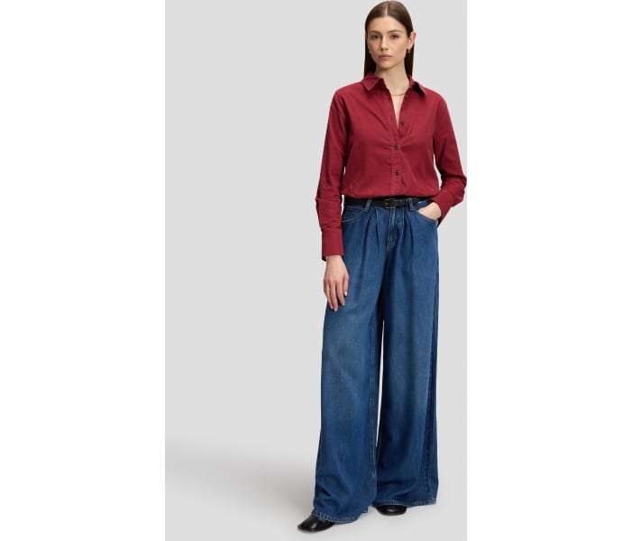 Lee jeans Pleated Fresh Blanket dámske modré