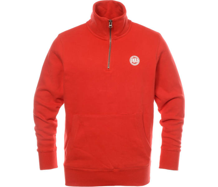 Mikina PitBull Small Logo 1/2 zip