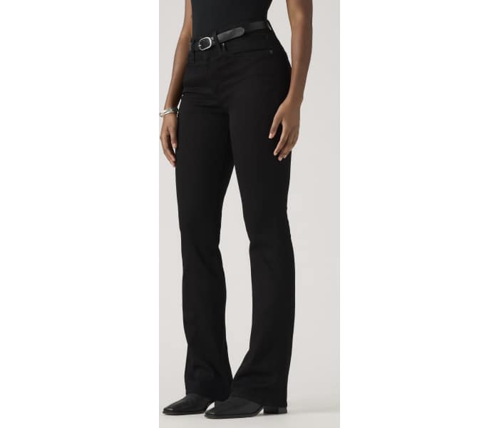 Levi´s® jeans 725 High Rise Bootcut Midnight Gaze dámske čierne