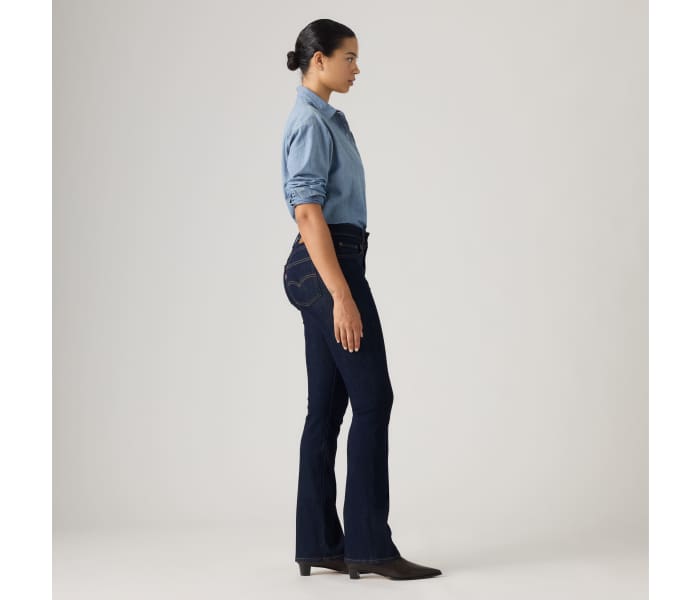 Levi´s® jeans 725 High Rise Bootcut True Blue Rince dámske tmavo modré