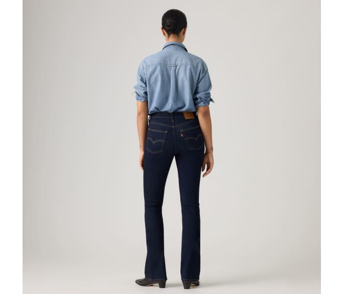 Levi´s® jeans 725 High Rise Bootcut True Blue Rince dámske tmavo modré