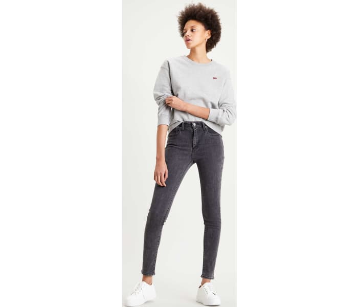 Levi´s® jeans 721 High Rise Skinny dámské tmavě šedé