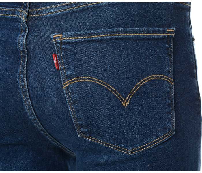Levi´s® jeans 721 High Rise Skinny Dark Indigo dámské tmavě modré