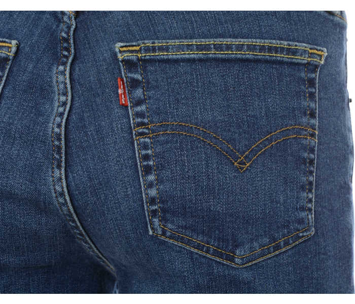 Levi´s® jeans 724 High Rise Straight Blue Wave dámské tmavě modré
