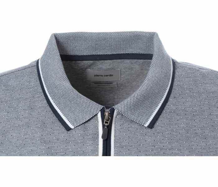 Polo triko Pierre Cardin pánské šedo-modré