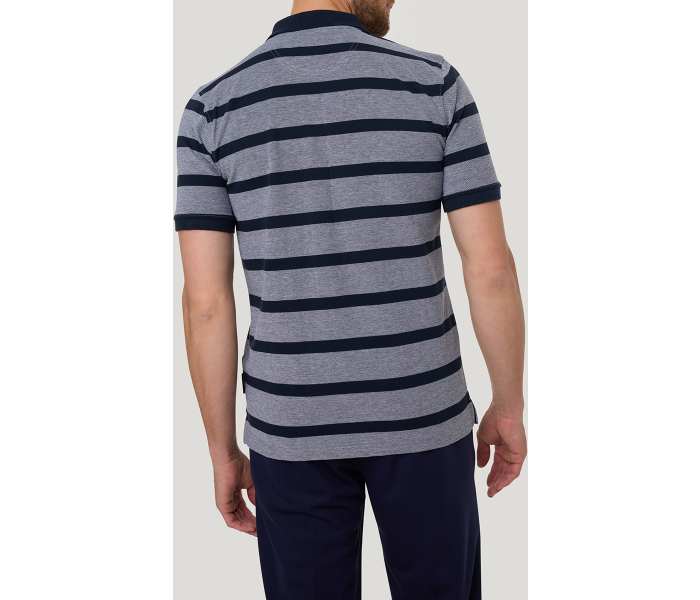 Polo triko Pierre Cardin pánské šedo-tmavě modré