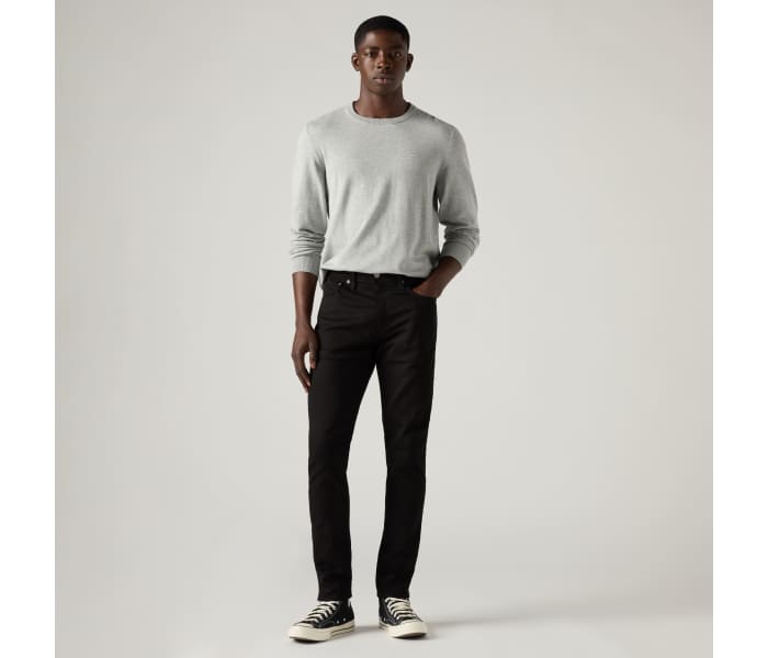 Levi's® jeans 512 Slim Taper NightShine pánske čierne