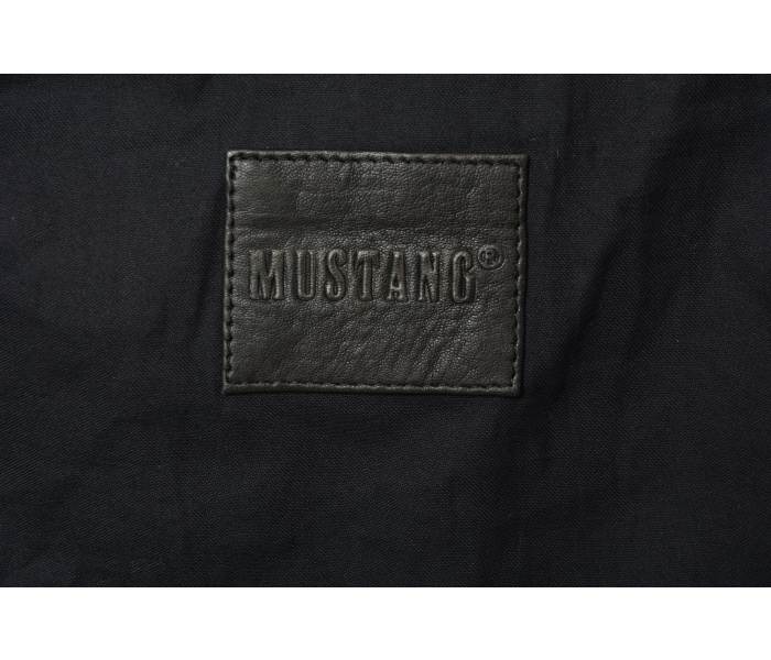 Kožená bunda Mustang pánská černá