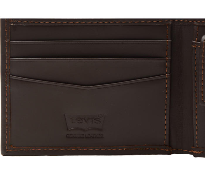 Kožená peněženka Levi´s® Casual Classics hnědá