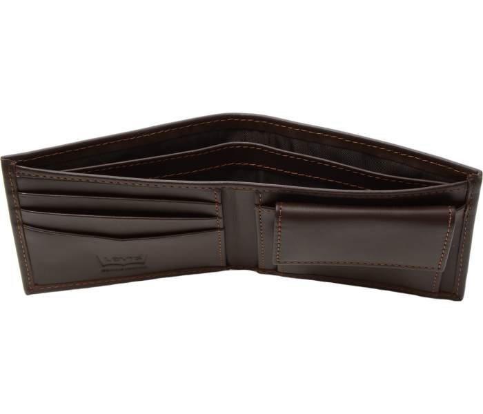 Kožená peněženka Levi´s® Casual Classics hnědá