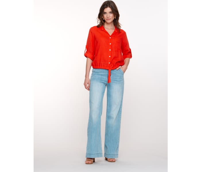 Geisha jeans dámské světle modré