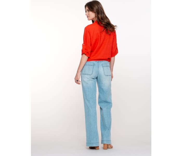 Geisha jeans dámské světle modré