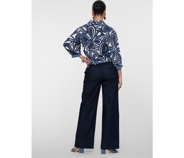 Geisha jeans dámské tmavě modré