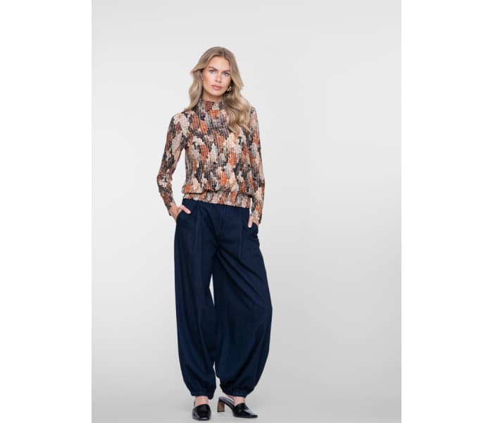 Geisha jeans dámské tmavě modré