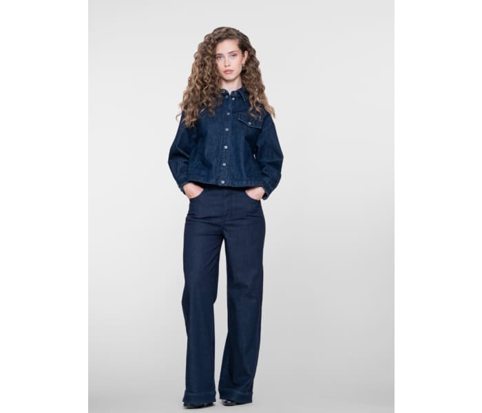 Geisha jeans dámske tmavo modré