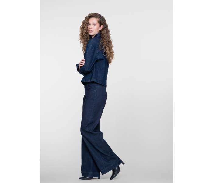 Geisha jeans dámske tmavo modré