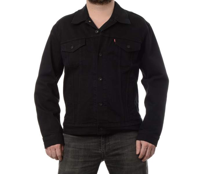 Džínová bunda Levi´s® Trucker Dark Horse pánská černá