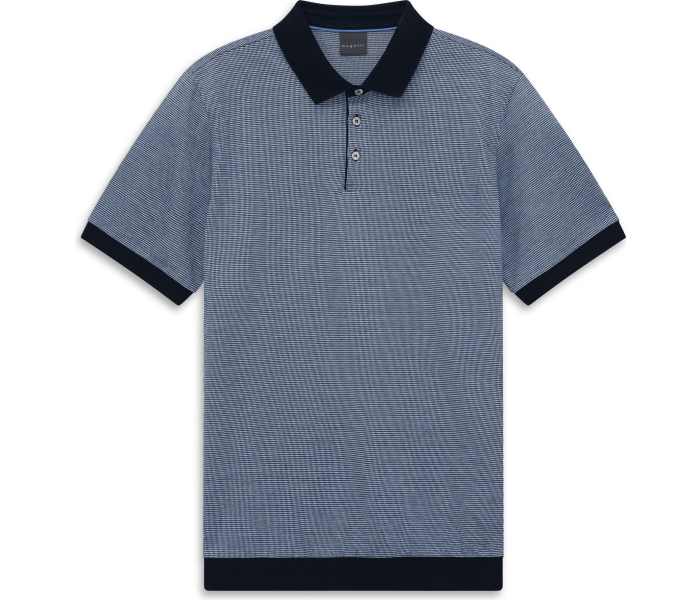 Polo triko Bugatti pánské modré