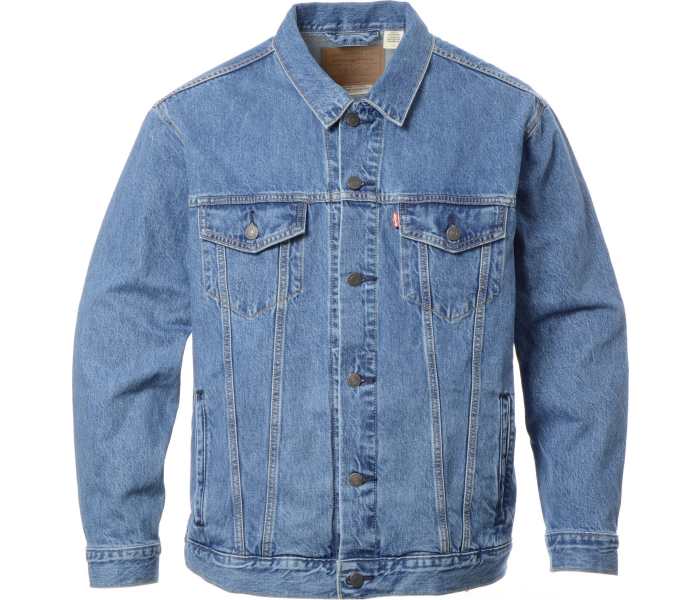 Džínová bunda Levi´s® Relaxed Fit Trucker pánská modrá