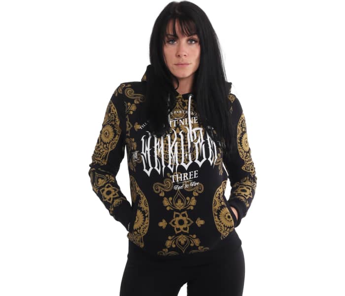 Mikina Yakuza Skull Pattern Allover