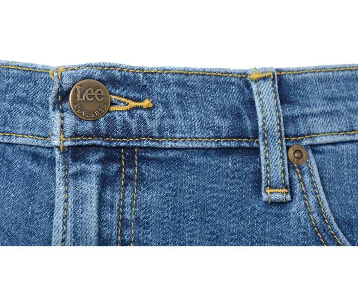 Lee jeans Brooklyn Straight Mid Stonewash pánské modré