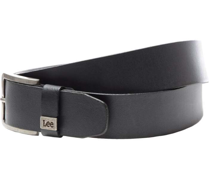 Kožený opasek Lee Small Logo černý