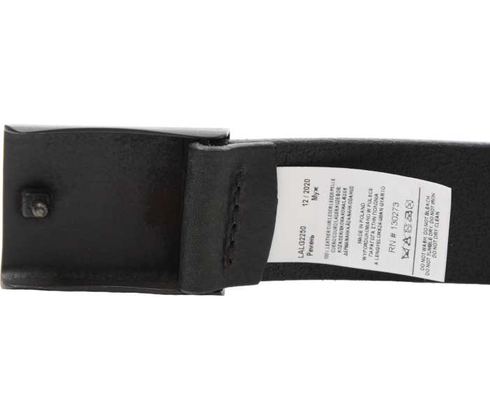 Kožený opasek Lee Buckle Belt Black černý