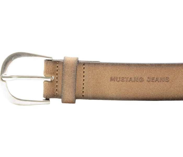 Kožený opasek Mustang dámský hnědý
