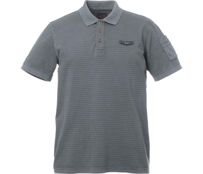 Polo triko PME Legend pánské tmavě šedé