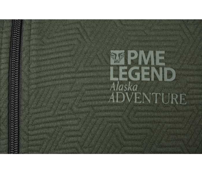 Mikina PME Legend Jacquard pánská olivová