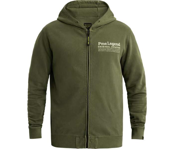 Mikina PME Legend Peached Fleece pánska olivová