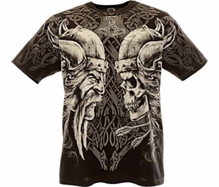 Triko Vikings černé