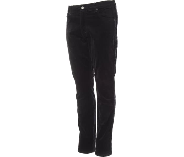 Manšestrové kalhoty Wrangler Texas Slim Black pánské černé