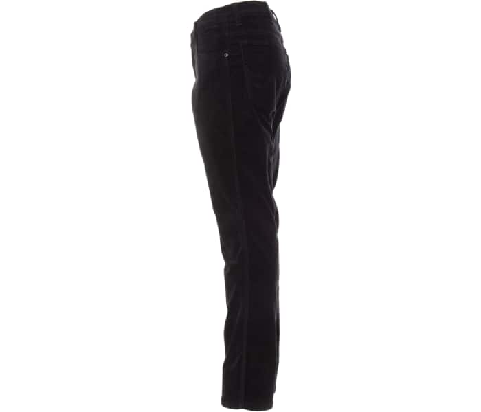 Manšestrové kalhoty Wrangler Texas Slim Black pánské černé