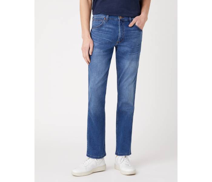 Wrangler jeans Greensboro Bright Stroke pánské modré