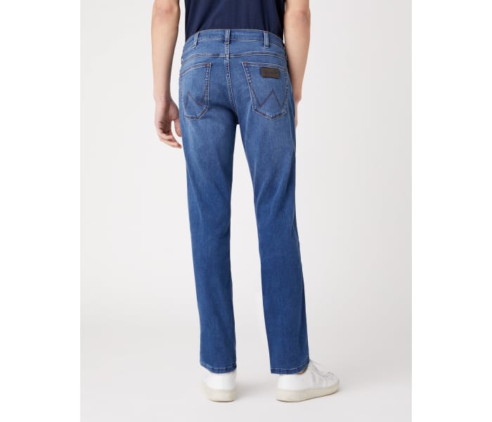 Wrangler jeans Greensboro Bright Stroke pánské modré