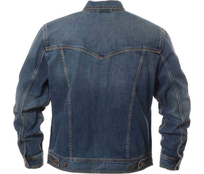 Džínová bunda Wrangler pánská modrá